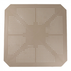 Τραπεζαρία Groovy-Confident pakoworld σετ 3τεμ PP cappuccino 80x80x74,5εκ