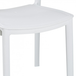 Τραπεζαρία Groovy-Ignite pakoworld σετ 3τεμ PP λευκό 80x80x74,5εκ. (80x80x74,5εκ)