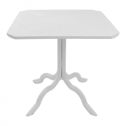 Τραπεζαρία Groovy-Ignite pakoworld σετ 3τεμ PP λευκό 80x80x74,5εκ. (80x80x74,5εκ)