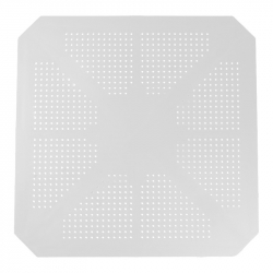 Τραπεζαρία Groovy-Confident pakoworld σετ 3τεμ PP λευκό 80x80x74,5εκ. (80x80x74,5εκ)