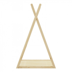 Παιδικό κρεβάτι Lilly τ.Montessori  pakoworld ξύλο πεύκου σε φυσική απόχρωση 90x190εκ