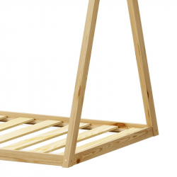 Παιδικό κρεβάτι Lilly τ.Montessori  pakoworld ξύλο πεύκου σε φυσική απόχρωση 90x190εκ