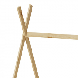 Παιδικό κρεβάτι Lalitto τ.Montessori με 2 συρτάρια τ.Montessori  pakoworld ξύλο πεύκου σε φυσική απόχρωση 90x190εκ