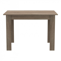 Τραπέζι Manka pakoworld σε sonoma truffle απόχρωση 110x80x77εκ