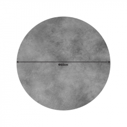 Επιφάνεια τραπεζιού Inspire pakoworld HPL γκρι cement 60x60εκ πάχους 12mm (60x60x1,2εκ)
