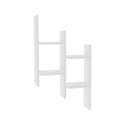 Ραφιέρα τοίχου Tabal pakoworld σε λευκή απόχρωση 49.4x14.5x85εκ