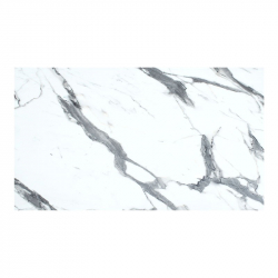 Επιφάνεια τραπεζιού Melody pakoworld HPL λευκό μαρμάρου 69x120εκ πάχους 12mm (69x120x1,2εκ)