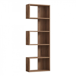 Βιβλιοθήκη Cascade pakoworld σε sonoma  απόχρωση 51.8x22x150εκ