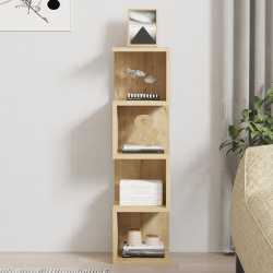 Ραφιέρα επιδαπέδια Pratel pakoworld σε oak απόχρωση 25x27x95εκ