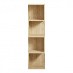 Ραφιέρα επιδαπέδια Pratel pakoworld σε oak απόχρωση 25x27x95εκ