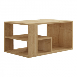 Τραπέζι σαλονιού Sobu pakoworld σε oak απόχρωση 80x50x40εκ