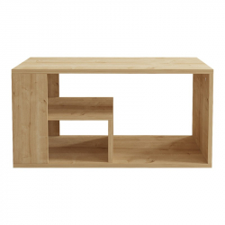 Τραπέζι σαλονιού Sobu pakoworld σε oak απόχρωση 80x50x40εκ