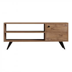 Έπιπλο τηλεόρασης Wison pakoworld σε sonoma απόχρωση 120x29x50εκ