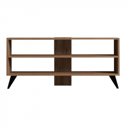 Έπιπλο τηλεόρασης Prestige pakoworld σε sonoma απόχρωση 120x29,6x50εκ