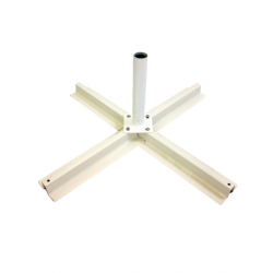 ΒΑΣΗ ΟΜΠΡΕΛΛΑΣ ΣΤΑΥΡΟΣ ΜΕΤΑΛΛΙΚΟΣ  ΓΙΑ ΑΞΟΝΑ 60mm