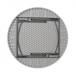 Comfort Τραπέζι μονοκόμματο catering-συνεδρίου λευκό στρόγγυλο Φ152x74cm