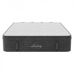 Στρώμα Luxury pakoworld pocket spring+gel memory foam+latex μονής όψης aloe vera 34-36cm 160x200εκ