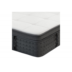 Στρώμα Luxury pakoworld pocket spring+gel memory foam+latex μονής όψης aloe vera 34-36cm 160x200εκ