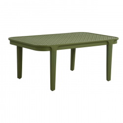 MALAGA Set Σαλόνι Κήπου 4τεμ, PP-UV Πράσινο  2 Πολυθρ+1 Καναπ+1 Τραπεζάκι