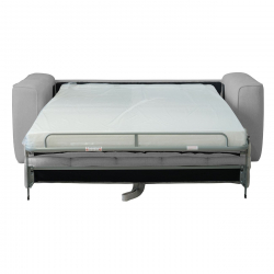 NORRIS Καναπές - Κρεβάτι 3Θέσιος, Ύφασμα Water Repellent Ανοιχτό Γκρι  209x99x70 Κρεβάτι:140x190cm