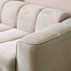 NORRIS Καναπές - Κρεβάτι 3Θέσιος, Ύφασμα Water Repellent Μπεζ  209x99x70 Κρεβάτι:140x190cm