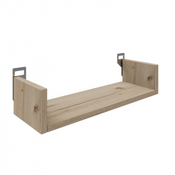 Ραφιέρα τοίχου Derva pakoworld σε oak απόχρωση 45x15x10cm (45x15x10εκ)