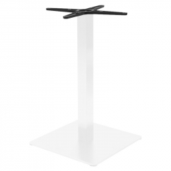 Βάση τραπεζιού bar Stofan pakoworld μεταλλική λευκό 45x45x108εκ