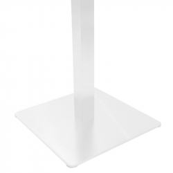Βάση τραπεζιού bar Stofan pakoworld μεταλλική λευκό 45x45x108εκ