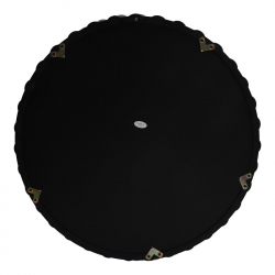 Καθρέπτης Specio pakoworld ξύλο σε μαύρη απόχρωση Φ60x4.5εκ