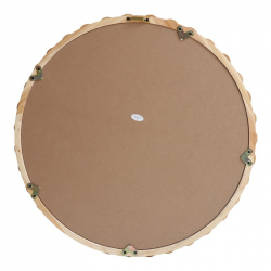 Καθρέπτης Specio pakoworld ξύλο σε φυσική απόχρωση Φ60x4.5εκ