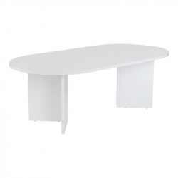 Τραπέζι σαλονιού Tabletod pakoworld σε λευκή απόχρωση 119x60x40εκ