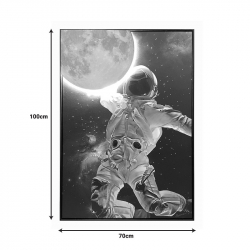 Πίνακας σε καμβά Mallo Inart με πλαίσιο 70x3.5x100εκ