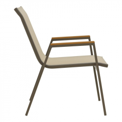 Τραπεζαρία Lafla-Azelie pakoworld σετ 7τεμ σαμπανιζέ αλουμίνιο και plywood σε φυσική απόχρωση 160-240x100x75εκ