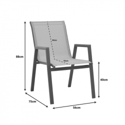 Τραπεζαρία Lafla-Azelie pakoworld σετ 9τεμ σαμπανιζέ αλουμίνιο και plywood σε φυσική απόχρωση 160-240x100x75εκ