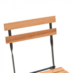 Τραπεζαρία Pometia pakoworld σετ 3τεμ ξύλο-μέταλλο (55x54x72εκ)