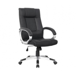 BF6900 Πολυθρόνα Διευθυντή PU Μαύρο  62x69x109/117cm
