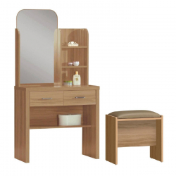 CALIBER Set Τουαλέτα + Σκαμπό Απόχρωση Sonoma Oak  80x39x155cm