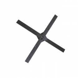Cross για βάσεις τραπεζιών Μέταλλο  60x60cm