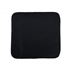 NEXUS Μαξιλάρι Πολυθρόνας Pu Μαύρο (πάχος 1cm)  41x38x1cm