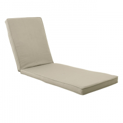 LOUNGER ΜΑΞΙΛΑΡΙ ΞΑΠΛΩΣΤΡΑΣ ΕΚΡΟΥ 196(78+118)X60/7cm