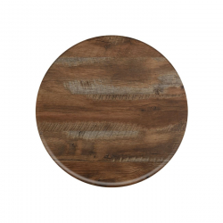 Contract Sliq Sandy Supreme Επιφάνεια Τραπεζιού τ.Werzalit Απόχρωση Yukon Oak  Φ60cm/18mm