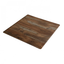 Contract Sliq Sandy Supreme Επιφάνεια Τραπεζιού τ.Werzalit Απόχρωση Yukon Oak  70x70cm/18mm