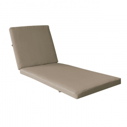 VERANO Μαξιλάρι Ξαπλώστρας (A) Ύφασμα Cappuccino Water Repellent με Φερμουάρ - Velcro  208(76+132)x69/8cm