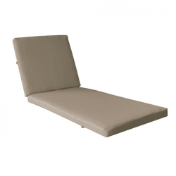 VERANO Μαξιλάρι Ξαπλώστρας (A) Ύφασμα Cappuccino Water Repellent με Φερμουάρ - Velcro  208(76+132)x69/8cm