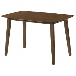 OPTIMAL Τραπέζι Τραπεζαρίας Απόχρωση Καρυδί  120x75x74cm