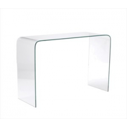 GLASSER Κονσόλα Διάφανο Γυαλί 12mm  110x35x75cm