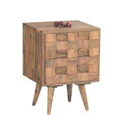 TEKA Κομοδίνο Ξύλο Ακακία Φυσικό  40x35x55cm