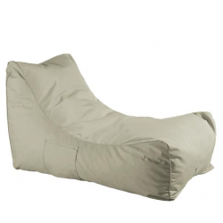 LAZY Πουφ Ανάκλιντρο 100% Αδιάβροχο, Ύφασμα Sand  70x106x67cm