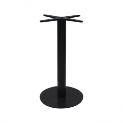 PRATO Βάση Τραπεζιού Μέταλλο Βαφή Μαύρο / 9,90 Kg  Φ40cm H.72cm