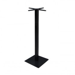 PRATO Βάση Τραπεζιού BAR 45x45cm H.108cm Μέταλλο Βαφή Μαύρο / 14,50Kg  45x45 H.108cm